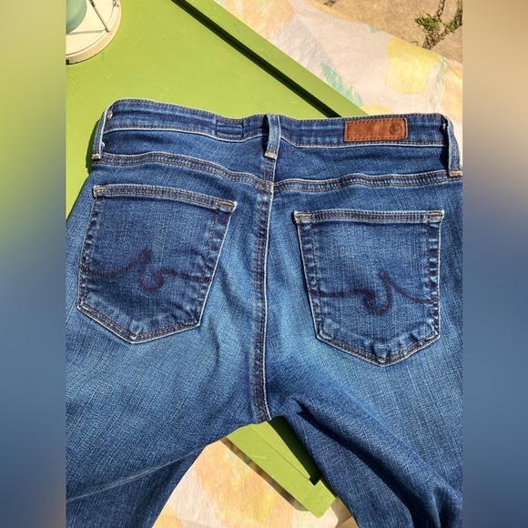 ag adriano goldschmied the middi mid rise dark legging 25r $235 - Picture 8 of 8